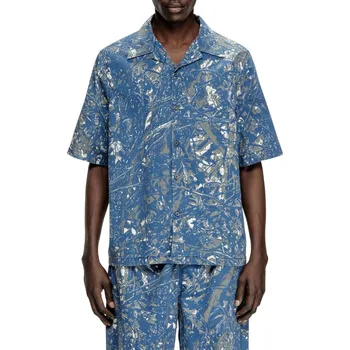 Pánská košile KOŠILE DIESEL S-LINT SHIRT BLUE