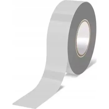 Izolační páska Elektroizolační PVC páska DEDRA 12VTB1910 bílá 19mm x 10m