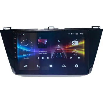 GPS navigace Autorádio pro VW Tiguan 2016- s 10,1" LCD, OS Android, Wi-Fi, GPS, CarPlay, Bluetooth, 2x USB, 4G