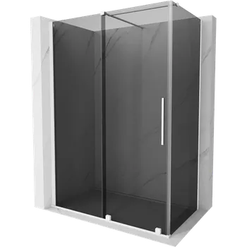 Mexen Velar posuvná sprchová kabina 160 x 80 cm, grafitová, bílá - 871-160-080-41-20 Sprchové kouty