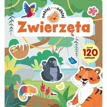 Bystrá hlava NAKLEJ ODKLEJ ZWIERZĘTA