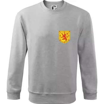 Pánská mikina Skotský lev - prso - Mikina Essential pánská - 3XL ( Světlešedý Melír )
