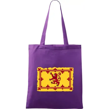 Nákupní taška Královský prapor Skotska - Taška bavlněná - 42 x 38 cm ( Fialová )