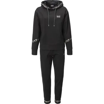 Dámská Tepláková souprava EA7 TRAIN TRACKSUIT W HO RN CH EXTENDED LOGO 8NTV52TJTXZ0200 – Černá XS