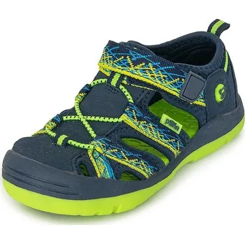 Chlapecká obuv Chlapecké sandály BUGGA TIKI Dark Blue/Green - tmavě modré Velikost: 28