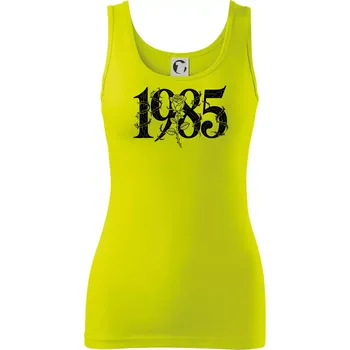 Dámské tričko Ročník s růží 1985 - Dámské tílko - XS ( Limetková )
