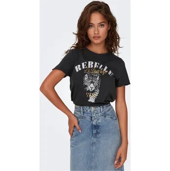 Dámské tričko Only Lucy Short-Sleeve Graphic Regular Fit T-Shirt Phantom M