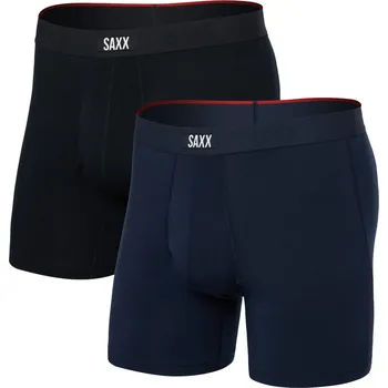 Boxerky SAXX VIBE XTRA SOFT COMFORT BOXER BRF FLY 2PK Man velikost M