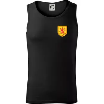 Skotský lev - prso - Tílko pánské Core - XL ( Černá )
