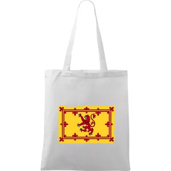 Královský prapor Skotska - Taška bavlněná - 42 x 38 cm ( Bílá )