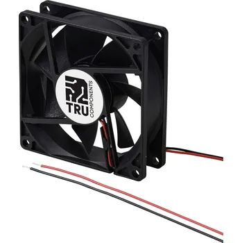 Domácí ventilátor TRU COMPONENTS TC-MX8025-24V0.05A axiální ventilátor, 24 V/DC, 46.8 m³/h, (d x š x v) 80 x 80 x 25 mm, TC-13401736