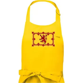 Kuchyňská zástěra Královský prapor Skotska - Dámská zástěra na vaření - Univerzální velikost ( Žlutá )