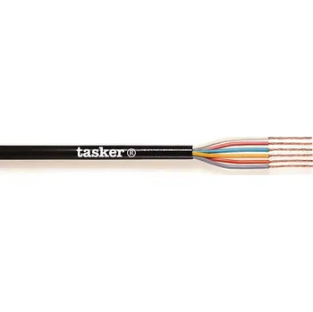 Datový kabel Datový Kabel na Cívce 6x 0.25 - 100 m Černá TASR-C158 Tasker