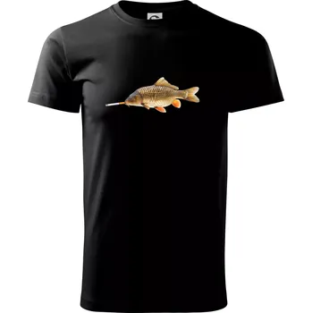 Pánské tričko Smokin' fish - Triko extra velké (5-8XL) - 7XL ( Černá )