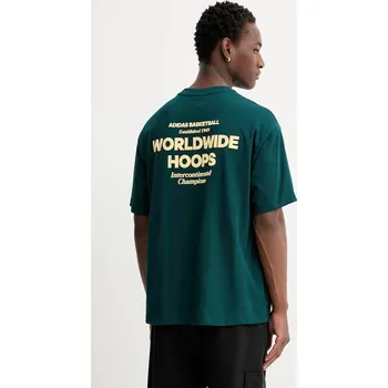 Tričko adidas Originals Intercon Tee JW6647 zelená 79X, vel. XL