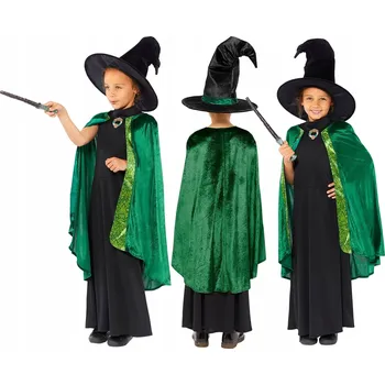 Karnevalový kostým Dětský kostým McGonagall s licencí Harry Potter, věk 8-10 let, velikost 128-140 cm