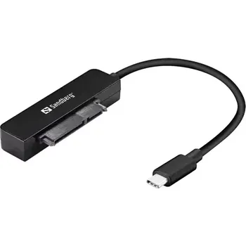Kabel do PC Sandberg USB-C konvertor na SATA USB 3.1 Gen.2 černá (136-37)