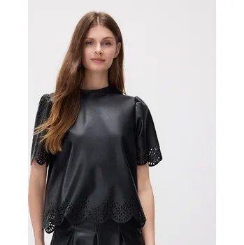 Reserved - Ažurová halenka - černý - 095IT-99X - 095IT-99X-M