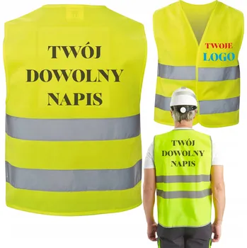 reflexní vesta Reflexní vesta s potiskem , prodyšná, BOZP XXL