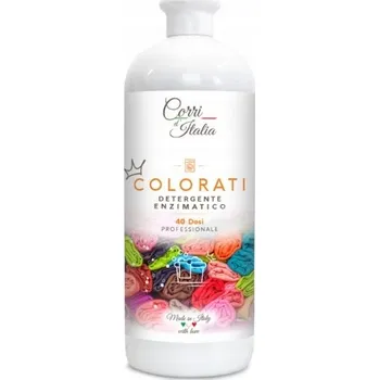 Prací prostředek Corri d'Italia Tekutý prací prostředek na barevné prádlo 40 praní, 1000 ml