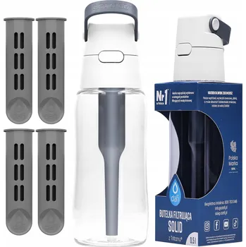 Láhev Filtrační láhev Dafi Solid 0,5 l stříbrná/šedá