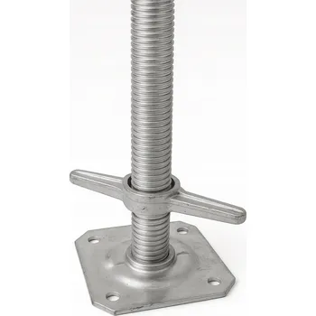 Lešení Patka lešení rámového, základna 60 cm, pozinkovaná, s velkou maticí, sada 4 ks