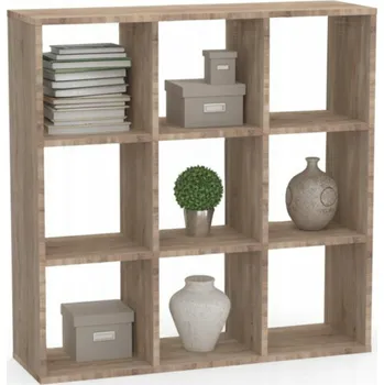 Knihovna Regál Bracia Mebelek 100 cm x 100 cm x 30 cm dub sonoma