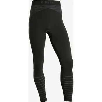 Pánské legíny KIPSTA Hřejivé legíny Keepdry 500 černé 2XL ČERNÁ|ŠEDÁ
