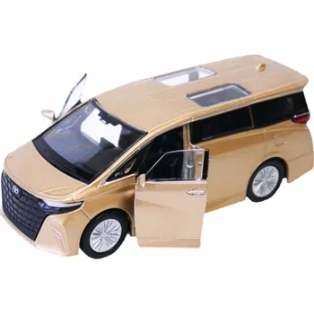 autíčko Kovový model auta Toyota Alphard v měřítku 1:34 Welly Nex zlatý
