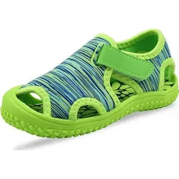 Chlapecké sandály Letní dětské sandály – měkké protiskluzové boty na ven Velikost: 22, Barva (Varianta): Green-M-03