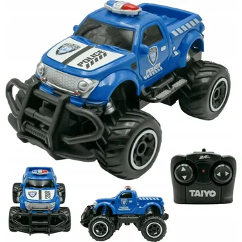 RC model auta AUTO NA DÁLKOVÉ OVLÁDÁNÍ TAYIO POLICIE MODRÉ RC HRAČKA MĚŘÍTKO 1:40