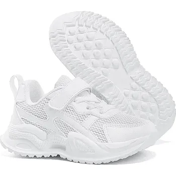 Chlapecká obuv Chlapecké sportovní tenisky na ven – prodyšná podrážka Velikost: 32, Barva (Varianta): White (Mesh)