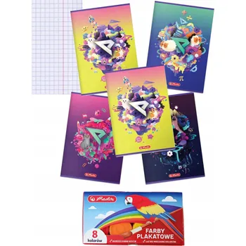 Sešit A5 s mřížkou Herlitz, 60 listů