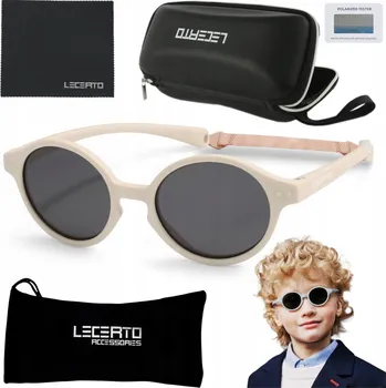 Sluneční brýle Lecerto 0 + béžová barva