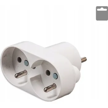 Elektrická zásuvka Elektrická Zásuvka rozbočka Maan bílá