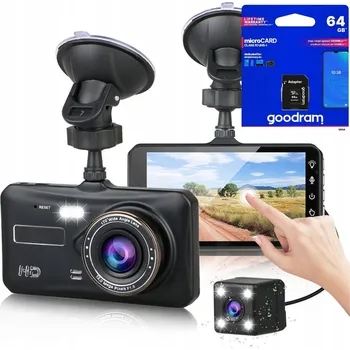 IP kamera VIDEOREKORDÉR COUVACÍ KAMERA PŘEDNÍ ZADNÍ Menu PL