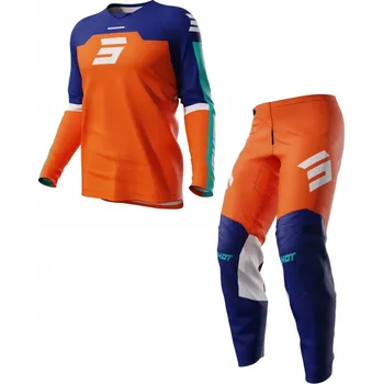 Moto bunda DĚTSKÉ TRIČKO CROSS ENDURO ATV SHOT DRAW ŽELEZNÉ ORANŽOVÉ vel L