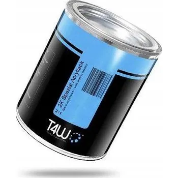 Lak na dřevo Akrylový lak T4W Ral 9005 akryl matný 1000 ml