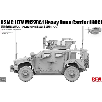 Plastikový model Ryefield model 1/35 USMC JLTV M1278A1 Heavy Guns Carrier (HGC)