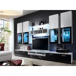 NÁBYTKOVÁ STĚNA LINEA WZ - LED VYSOKÝ LESKLÝ