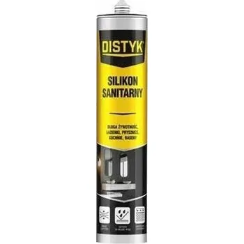 stavební silikon Sanitární silikon Distyk bezbarvý 280 ml