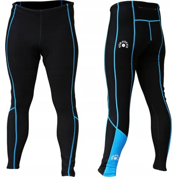 Cyklistické kalhoty Pánské CYKLISTICKÉ kalhoty dlouhé zateplené STANTEKS reflexní COOLMAX S
