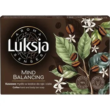 Mýdlo LUKSJA AROMA 90g tuhé mýdlo MIND BALANCING kávové