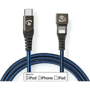 Datový kabel USB kabel | USB 2.0 | Apple Lightning 8pinový GCTB39650AL10 Nedis