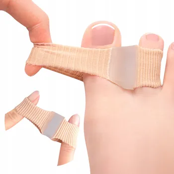 Oddělovač palce u nohy, chránič na dva prsty, měkký klín, vbočený palec (hallux valgus), velikost S