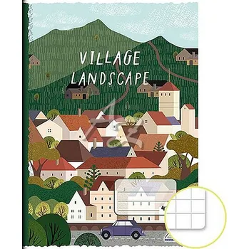 Sešit Notes Školní sešit A4 425 20 listů čtverečkovaný mix motivů