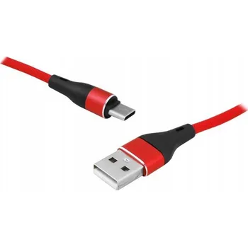 Datový kabel Kabel USB - USB-C LTC LX8572R červený 1 m