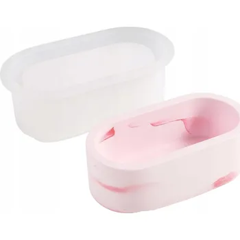 Forma na pečení Silikonová forma na výrobu šperkovnice z polymerové sádry / sádry DIY GH-FS294