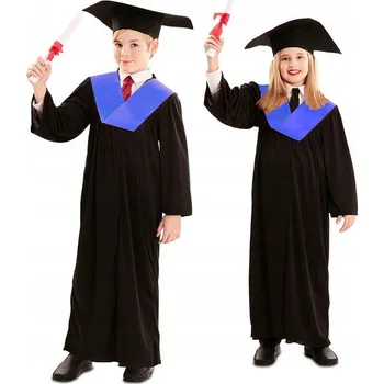 Karnevalový kostým KOSTÝM TOGA PRO ABSOLVENTA DĚTSKÁ ABSOLVENTSKÁ UNIFORMA PŘEVLEK KOSTÝM OVERAL 128