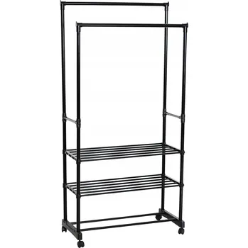 Věšák Stojací věšák kovový Gotel černý